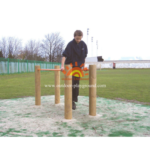 Wooden Parallel Bars Balancing HPL Playground For Kids