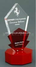 fashion clear acrylic crystal trophy