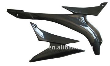 Carbon bicycle parts under seat covers