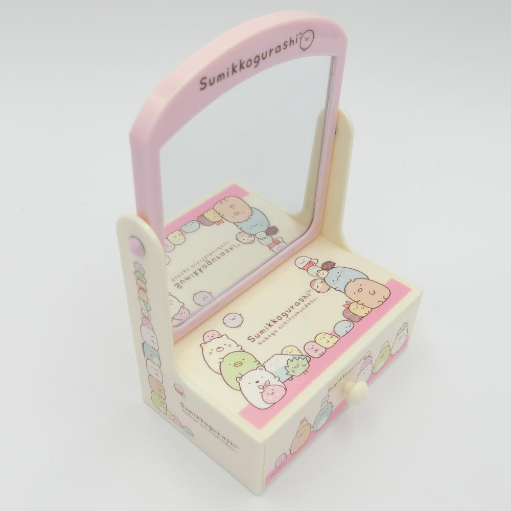 Plastic mini dressing table with drawer