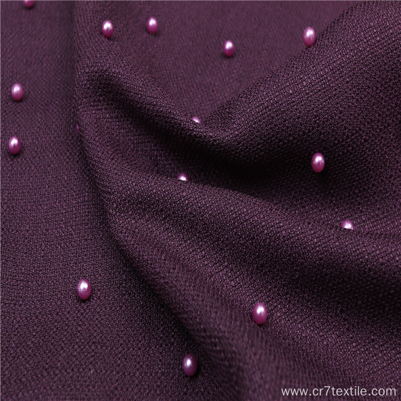 Polyester Hesha Plain Dyed Pearl 68 PD Fabric