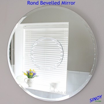 Irregular Shaped Bevelled Edge Silver Mirror Glass, Bevelled Mirror / Silver Mirror with bevelling for bathroom, furniture, etc.