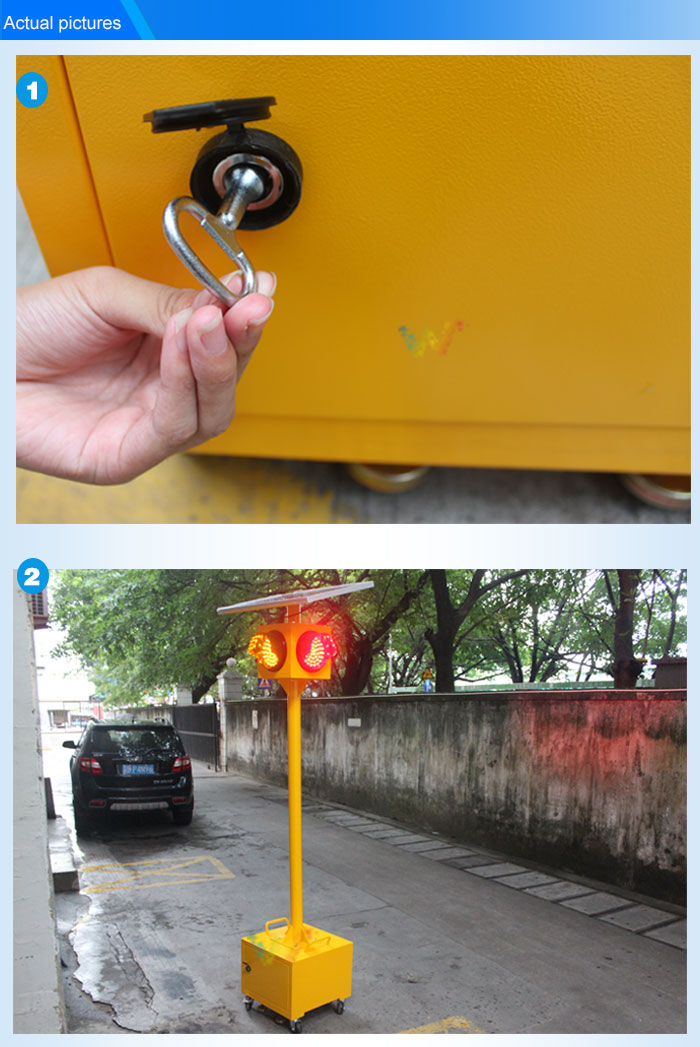 feu de signalisation solaire portable _07 portable solar traffic light _07