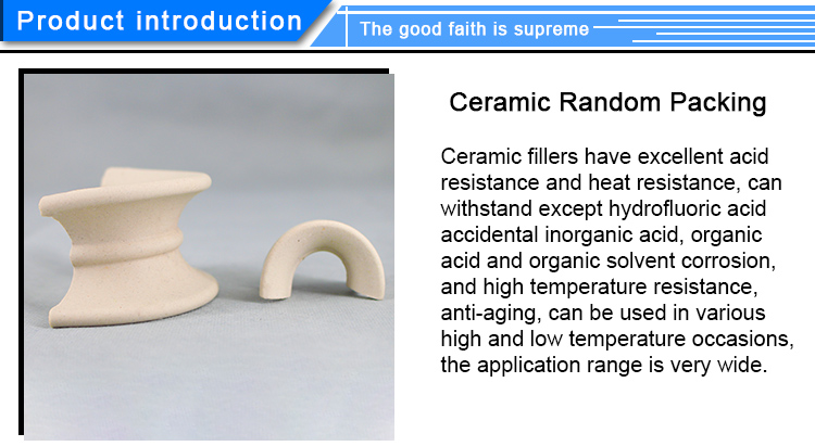 Industrial tower packing 25mm 38mm 50mm ceramic intalox saddles ring