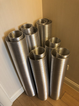 Hvac Systems Confirmed Semi-rigid Aluminum Air Duct