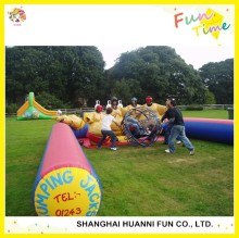 PVC good quality inflatable bowling game EN71 approved
