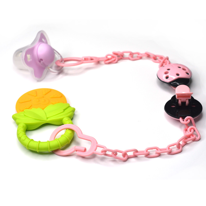 Anti Drop Rope Dummy  Soother Holder Clip New Baby Bling Pacifier Chain