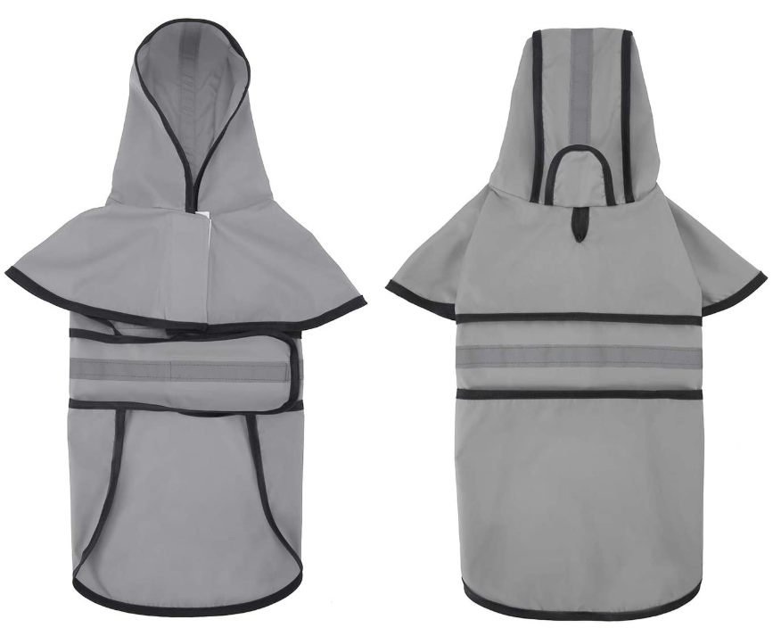 Hooded Pet Dog Raincoat