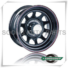 Daytona-Non Beadlock Wheels GS-20101 Steel Wheel from 15" to 17" with different PCD, Offset and Vent hole