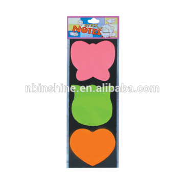Funny sticky note pad set with die cut shape , promotional gift notepad , sticky memo pad