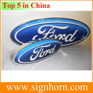 LED illuminated acrylic custom vacuum form light sign