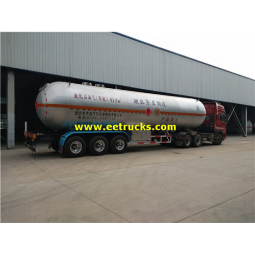 62000L ASME Bulk LPG Tanker Trailers