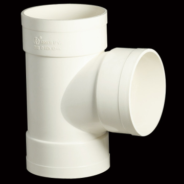 UPVC PVC Drainage Pipe Fittings Downstream Tee
