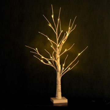 60cm Indoor Warm White LED Birch Twig Tree Decoration