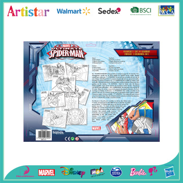 MARVEL SPIDERMAN colouring set