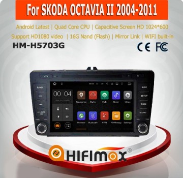 Hifimax Android 5.1 car dvd player for skoda octavia II 2004-2011 for skoda octavia car dvd gps navigation system