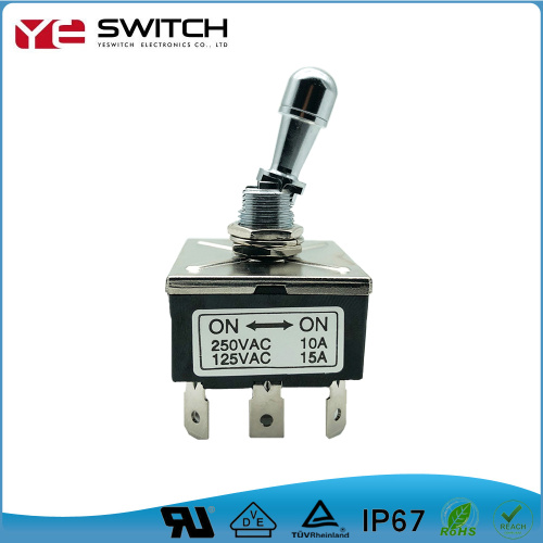 Waterdicht IP67 250V10A aan Off On Toggle Switch