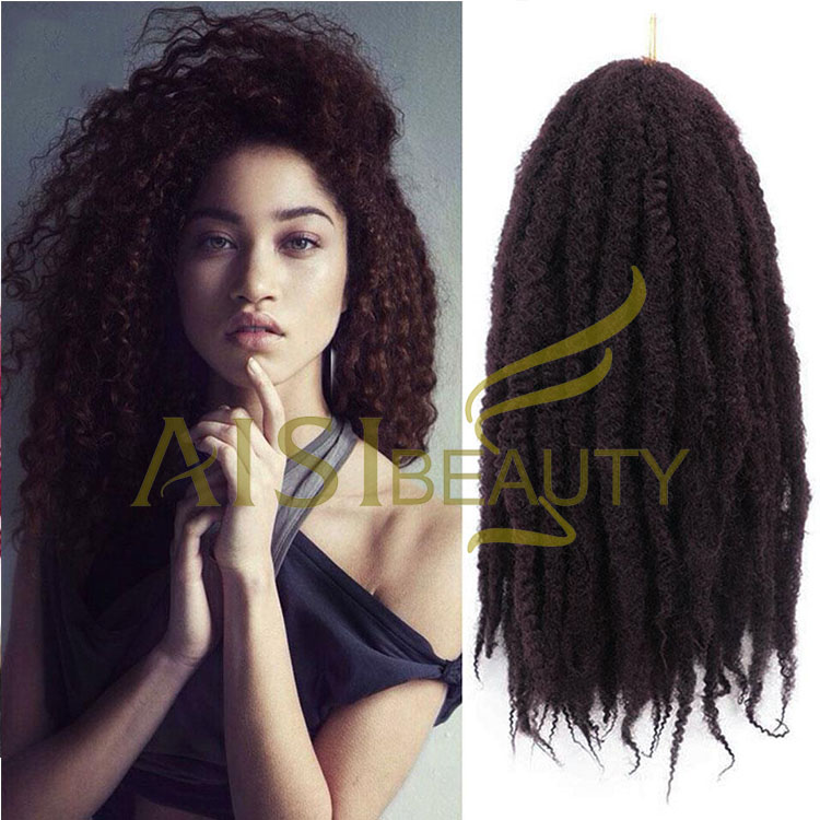 Aisi Beauty Wholesale Multi Color Soft Afro Kinky Marly Braiding Hair Extensions Crochet Hairpiece Synthetic Braiding Hair