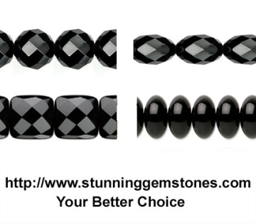 wholesale onyx beads, black onyx beads, faceted/round/rondelle/oval/tube/rectangular/square/briolette onyx beads