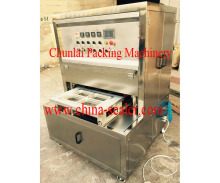 Automatic vertical food box vegetables tray sealing machine