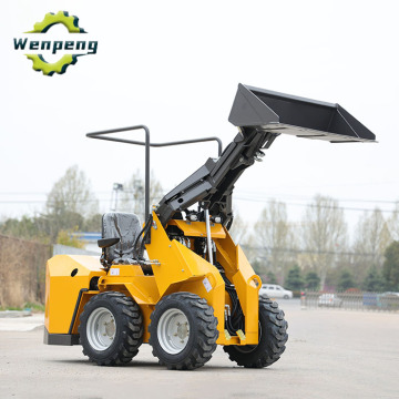 Versatile 560kg Wheel Skid Steer Loader For Construction