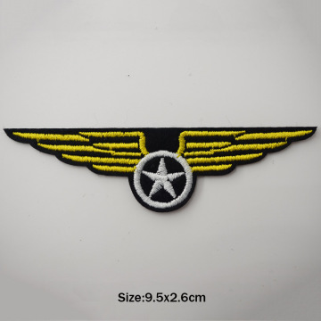 Star Rank Grade Army Emblem Iron borduurwerkflarden