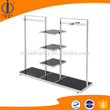 luxry garment shop display rack/display hanging stand for clothes/garment hanging stand