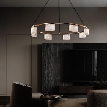 Crystal Pendant Light Modern