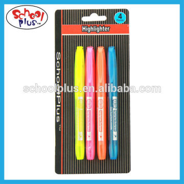 Promotional plastic highlighter marker pen set