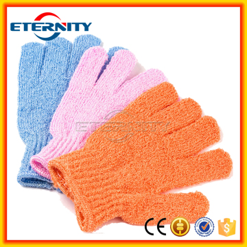 Factory price nylon soft bath gloves