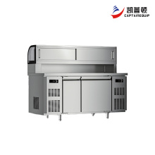 Sushi Display Counter with Integrated Under-Counter Freezer