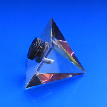 Rainbow Color Prism Heteropolished Cone Pyramid for Children's Science Experiment