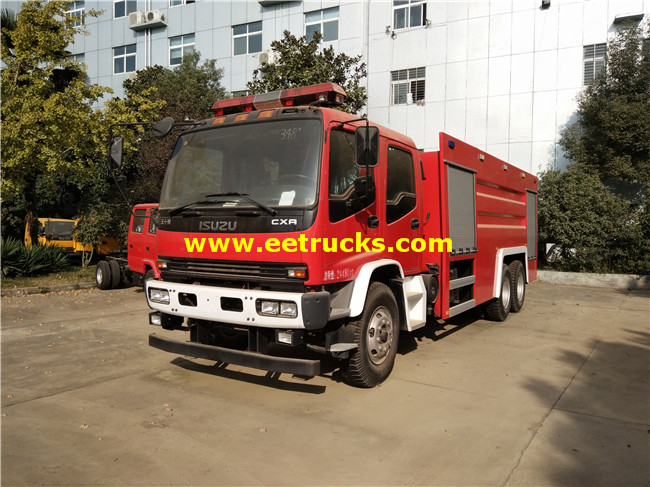 11000 Litres 6x4 Fire Fighting Foam Trucks