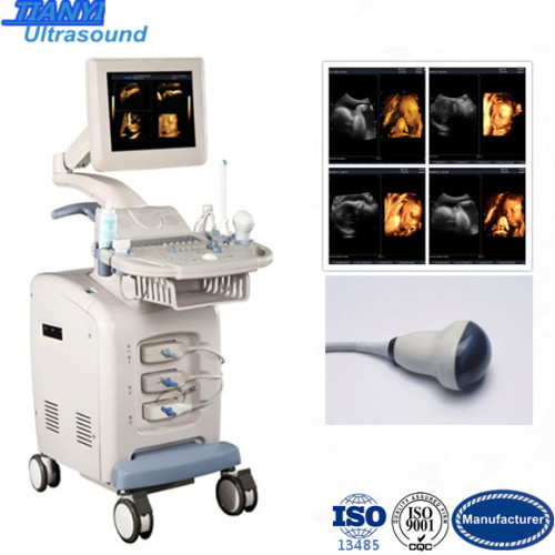 15/17/19" LCD Monitor Color Doppler Ultrasound Machine with Trolley