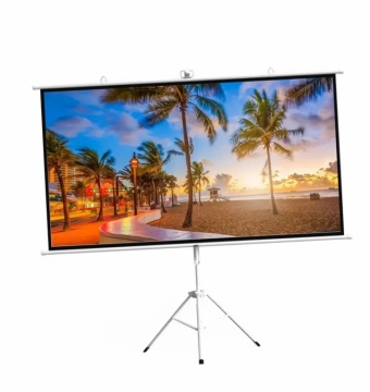 Top Seller: Portable, Lightweight Tripod Screens - 60'' to 120'' in White and Gray