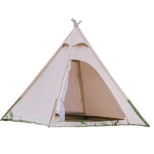 Outdoor camping teepee tent luxury indian tents waterproof canvas pyramid tent
