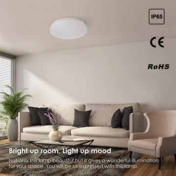 New 18W Simple White Emergency Ceiling Light