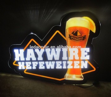 Pyramid Breweries Haywire Hefeweizen LED Light Bar Sign