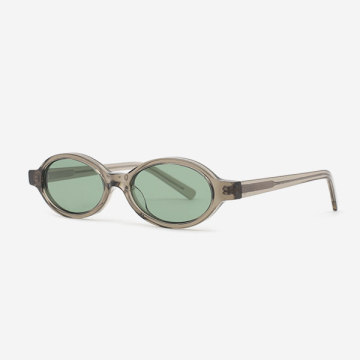 Spirit oval-frame Acetate Unisex Sunglasses