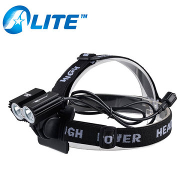 Adjustable Head Recharge Aluminum LED Bicycle Headlight