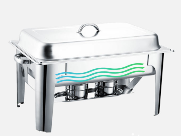 Rectangular stainless steel Chafing Dish with lid