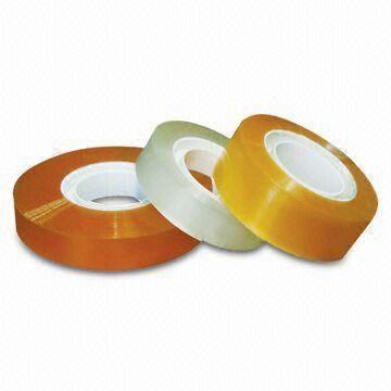 Stationery Tapes, Transparent, 10 Tapes + 10 Dispenser/Display Box, Dimension of 18 x 33mm