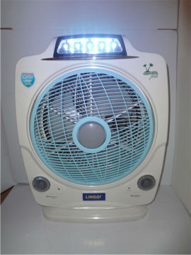 12'' rechargeable battery 6V powered fan LW-9H