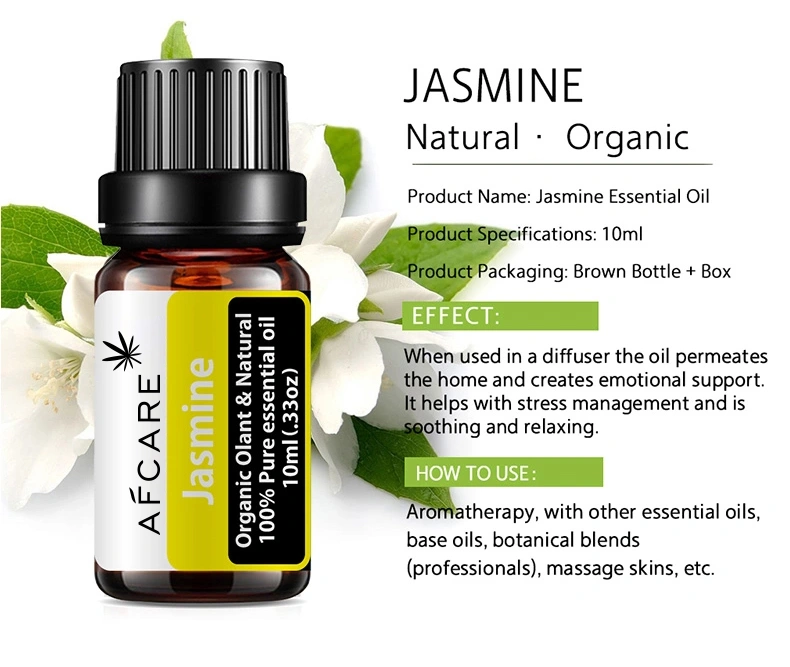 Bio Organic Essential Oils Private Label Manufacturer Wholesale Natural Jasmine Essential Oil Set