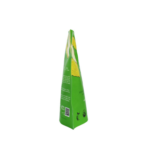 Diseño personalizado colorido compostable PLA BAG CO Packers
