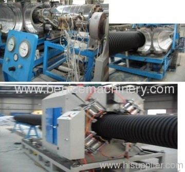 Pe Double-wall Corrugated Pipe Production Line 