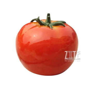 Customized garden farm resin vegetable fiberglass tomato statue