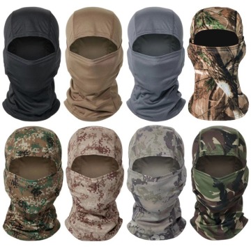 WANZHUO Breathable Camouflage Balaclava Caps for Motorcycle Riding and Outdoor Activities