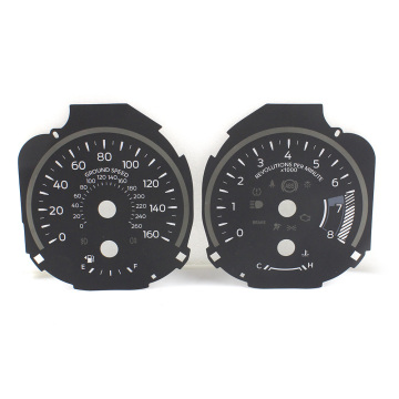 2D Automobile Meter Dial dashboard and tachometer  Custom 2D Dashboard Speedometer