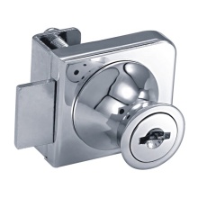 Chrome Plated Furniture Cabinet Glass Lock Extending Bar Lock Showcase Lock